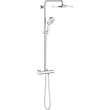 Coloana de dus Grohe Rainshower SmartActive 310 26648000 cu baterie termostatata crom