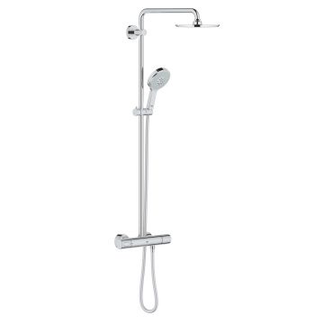 Coloana de dus Grohe Rainshower System 210 cu baterie termostatata 101cm crom