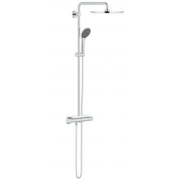 Coloana de dus Grohe Vitalio Joy System 310 cu baterie termostatata savoniera crom