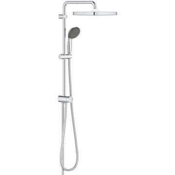 Coloana de dus Grohe Vitalio Start System 250 Cube Flex fara baterie crom