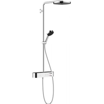 Coloana de dus Hansgrohe Pulsify S 260 1jet EcoSmart cu baterie termostatata ShowerTablet Select 400 crom