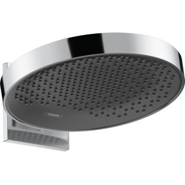 Dus fix Hansgrohe Rainfinity 360,1 jet, placa de conectare la perete, crom - 26230000