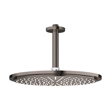 Palarie de dus Grohe RainShower Cosmopolitan 310 si brat de dus 142mm de tavan hard graphite