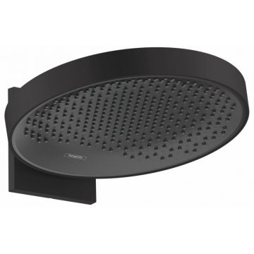 Palarie dus Hansgrohe Rainfinity 360, 1 jet, cu placa de conectare la perete, negru mat - 26230670