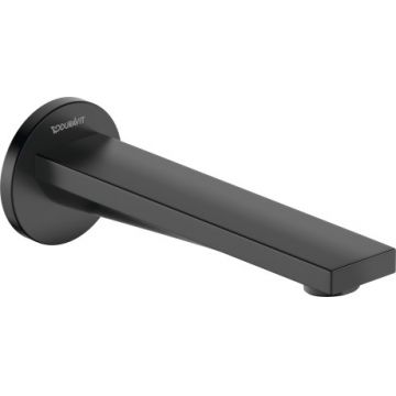 Pipa cada Duravit Tulum by Starck 171mm negru mat