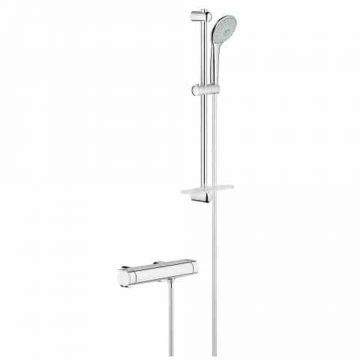 Set de dus cu baterie termostatata crom Grohe Grohtherm 2000