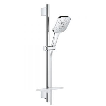 Set de dus Grohe Rainshower SmartActive 130 Cube, 3 jeturi, crom - 26583000