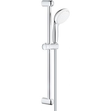 Set de dus Grohe Tempesta 100 II para de dus cu 2 jeturi furtun si bara de 600mm crom