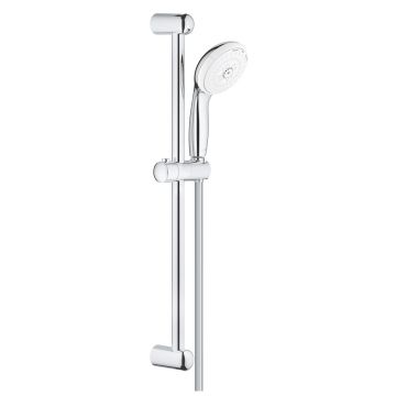 Set de dus Grohe Tempesta 100 para de dus cu 3 jeturi furtun 175cm si bara de 60cm 9.5 l/min crom