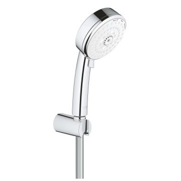 Set de dus Grohe Tempesta Cosmopolitan 100 cu para de dus 3 jeturi furtun 150cm si agatatoare crom