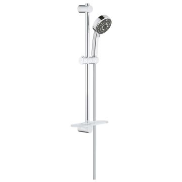 Set de dus Grohe Vitalio Comfort 100 cu para de dus 3 jeturi furtun si bara 600mm crom