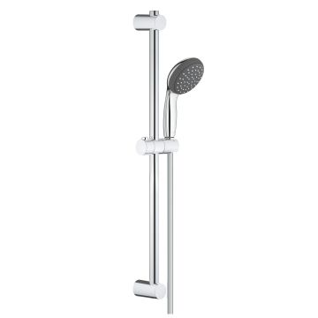 Set de dus Grohe Vitalio Start 100 cu para de dus 1 jet si furtun 175cm si bara de dus 60cm 5.7 l/min crom