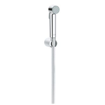 Set de dus igiena intima Grohe Tempesta-F Trigger Spray 30 cu agatatoare si furtun 125cm crom