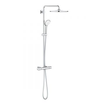 Sistem de dus Grohe Euphoria 310, termostat, montare pe perete, crom - 26075001