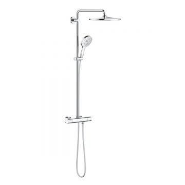 Sistem de dus Grohe Rainshower SmartActive 310, termostat, 3 jeturi, pivotant, crom - 26648000