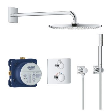 Sistem de dus incastrat Grohe Grohtherm Perfect Rainshower Cosmopolitan 310 crom