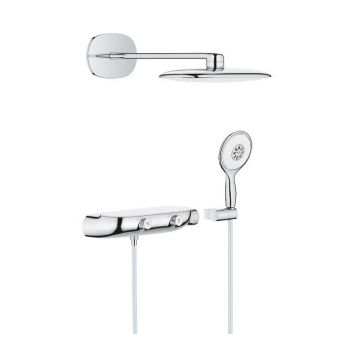 Sistem de dus incastrat Grohe RainShower System SmartControl Mono 360 cu baterie termostatata necesita corp ingropat