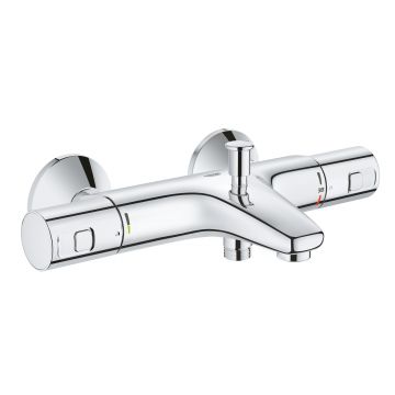 Baterie cada cu termostat Grohe Precision Start, alama, crom, 1/2''