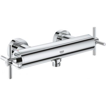 Baterie dus Grohe Atrio cu dubla comanda manere cruce crom