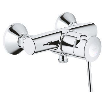 Baterie dus Grohe Start Classic, cu cartus ceramic, argintiu, 46 mm