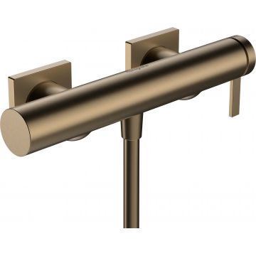 Baterie dus Hansgrohe Tecturis E bronz periat