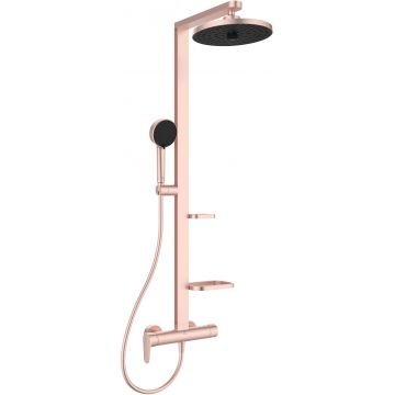 Coloana de dus Ideal Standard Ceratherm Alu+ cu baterie rose