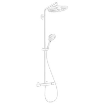 Coloana dus Hansgrohe Croma Select S 280, 1 jet, termostat, alb mat - 26890700