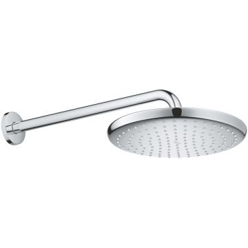 Palarie de dus Grohe Tempesta 250 cu brat de dus 380mm de perete crom