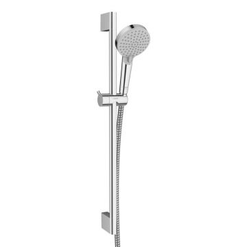 Set de dus Hansgrohe Vernis Blend Vario 100, cu 2 tipuri de jet, bara de 0.65 m, crom - 26275000