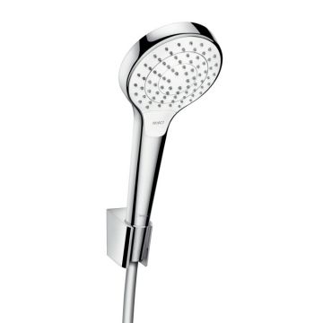 Set dus Hansgrohe Croma Select S Vario 3 jeturi, porter si furtun 1,6m , alb crom - 26411400