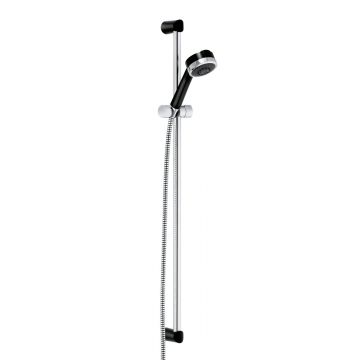 Set dus Kludi Zenta 3S crom/negru Set dus Kludi Zenta 3S crom/negru