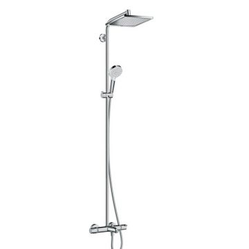 Sistem dus Hansgrohe Crometta E 240, 1 jet, termostat, crom - 27298000