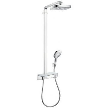 Sistem dus Hansgrohe Raindance Select E 300, termostatic, 2 jeturi, crom - 27126000