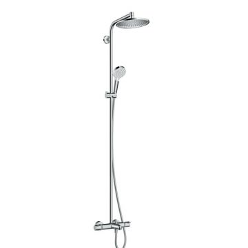 Sistem dus termostatic Hansgrohe Crometta S 240, 1 jet, crom - 27320000