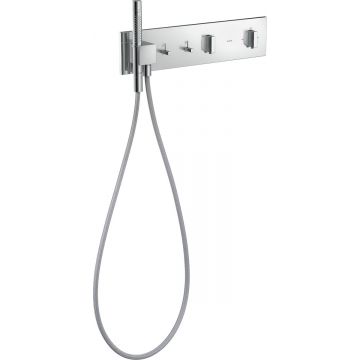 Baterie cada - dus termostatata Hansgrohe Axor ShowerComposition 470/110 cu 2 functii montaj incastrat necesita corp ingropat crom