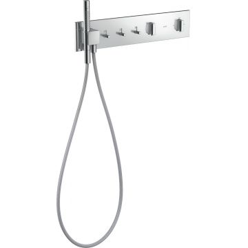 Baterie cada - dus termostatata Hansgrohe Axor ShowerComposition 540/110 cu 3 functii montaj incastrat necesita corp ingropat crom