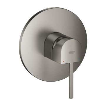 Baterie dus incastrata Grohe Plus antracit periat Hard Graphite fara corp ingropat