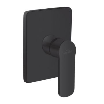 Baterie dus incastrata Invena Siros negru mat 1 functie