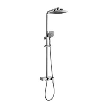 Coloana de dus cu baterie monocomanda si pipa cascada Lemark Tropic
