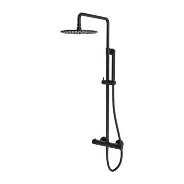 Coloana de dus cu baterie termostatata antracit mat Omnires Contour