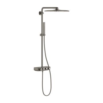 Coloana de dus cu baterie termostatata antracit periat Grohe Euphoria SmartControl 310 Cube Duo