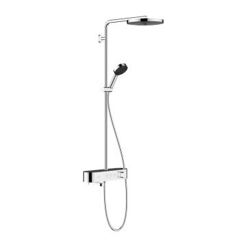 Coloana de dus cu baterie termostatata si pipa cada Hansgrohe Pulsify Select S 260 ShowerTablet Select 400