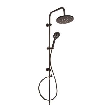 Coloana de dus negru mat Invena Black fara baterie