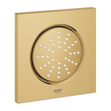 Dus lateral incastrat Grohe Rainshower F-Series auriu lucios Cool Sunrise