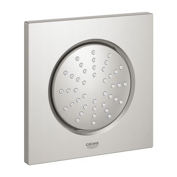 Dus lateral incastrat Grohe Rainshower F-Series crom periat Supersteel