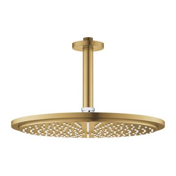 Palarie si brat de dus Grohe Rainshower Cosmopolitan 310 auriu periat Cool Sunrise 1 functie