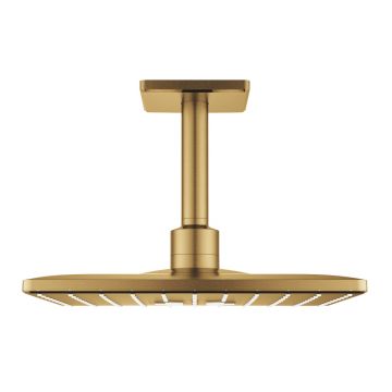 Palarie si brat de dus Grohe Rainshower Mono Cube 310 auriu periat Cool Sunrise 2 functii