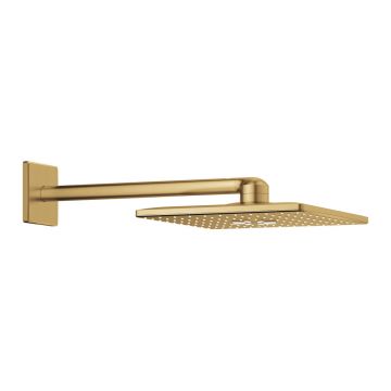 Palarie si brat de dus Grohe Rainshower Mono Cube 310 auriu periat Cool Sunrise cu 2 functii