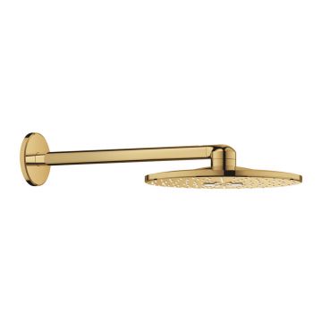 Palarie si brat de dus Grohe Rainshower SmartActive 310 auriu lucios Cool Sunrise cu 2 functii