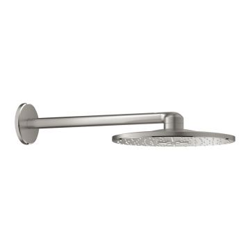 Palarie si brat de dus Grohe Rainshower SmartActive 310 crom periat Supersteel cu 2 functii